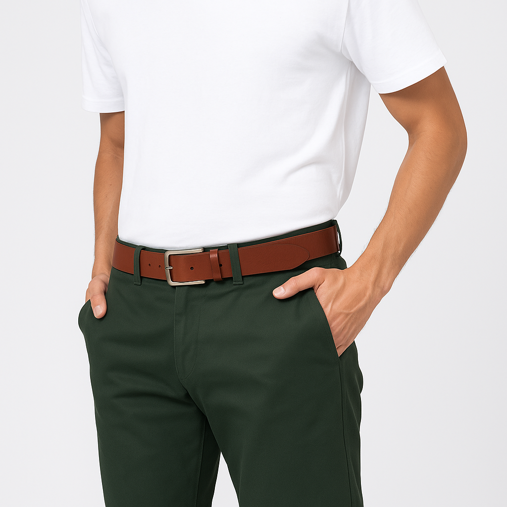 Brown Casual Belt