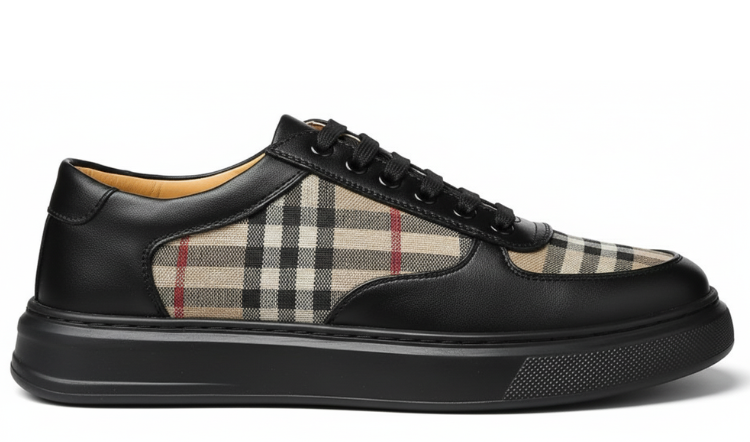 UrbanCraft French Check Leather Shoes