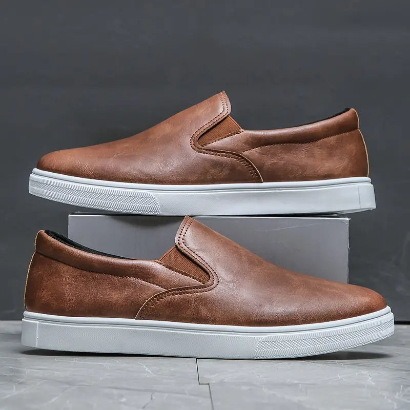 Styllus Leather Slip-On