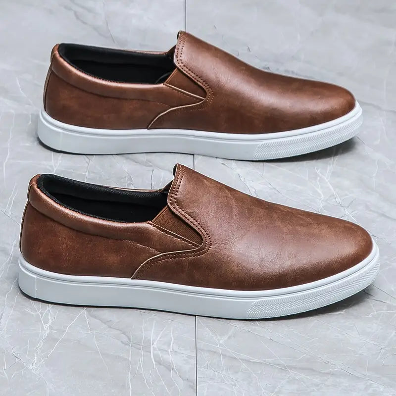Styllus Leather Slip-On