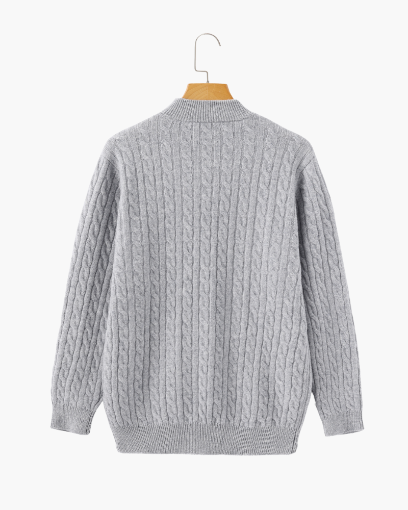 The Langford Half-Zip Cashmere Sweater