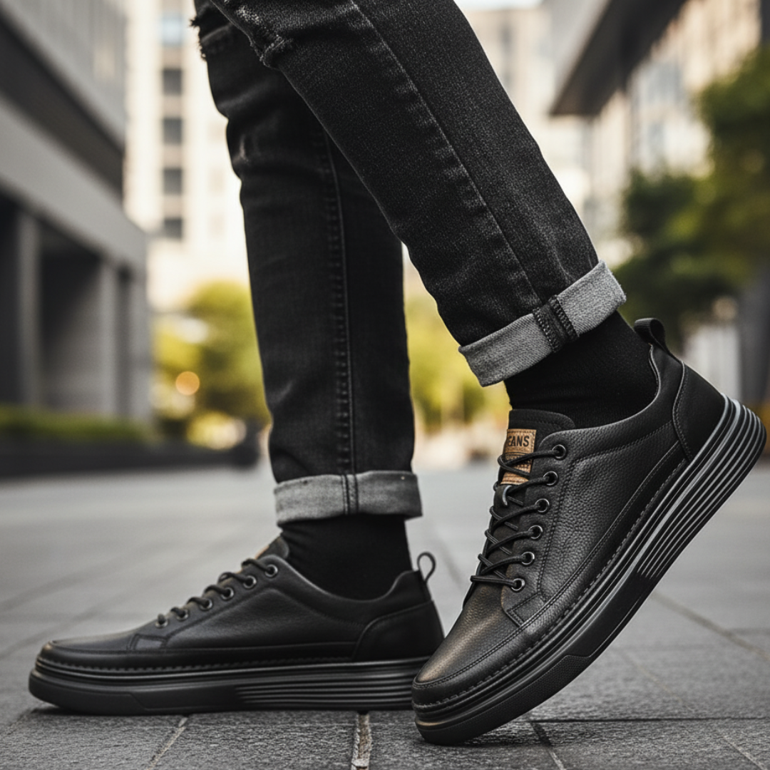 UrbanCraft Noir Classic Shoes