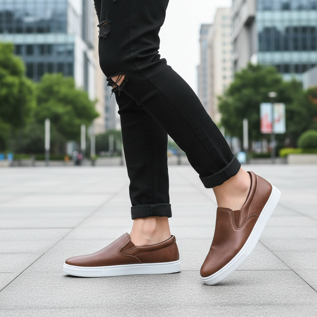 Styllus Leather Slip-On
