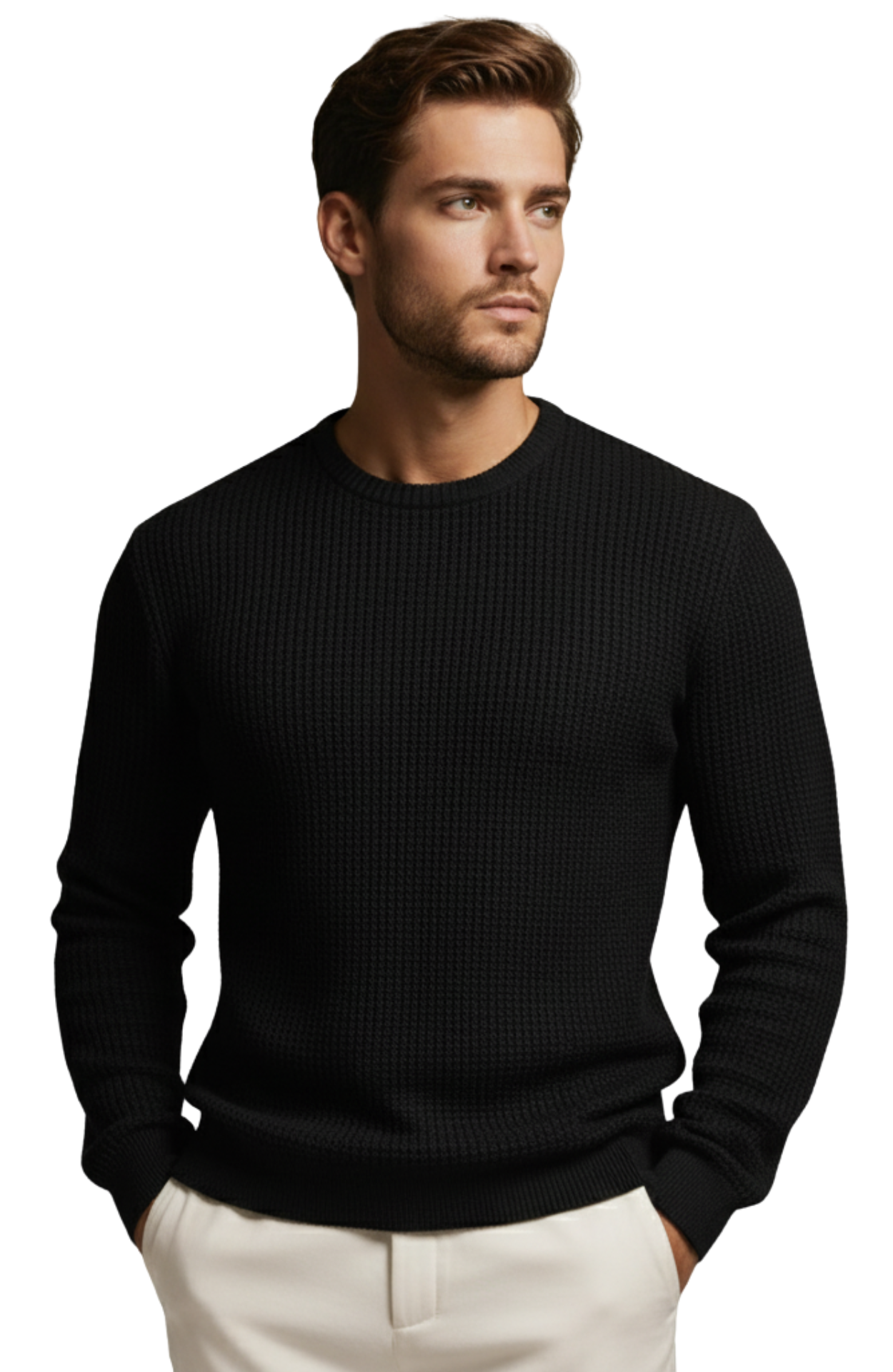Hefner Rib-Knit Sweater