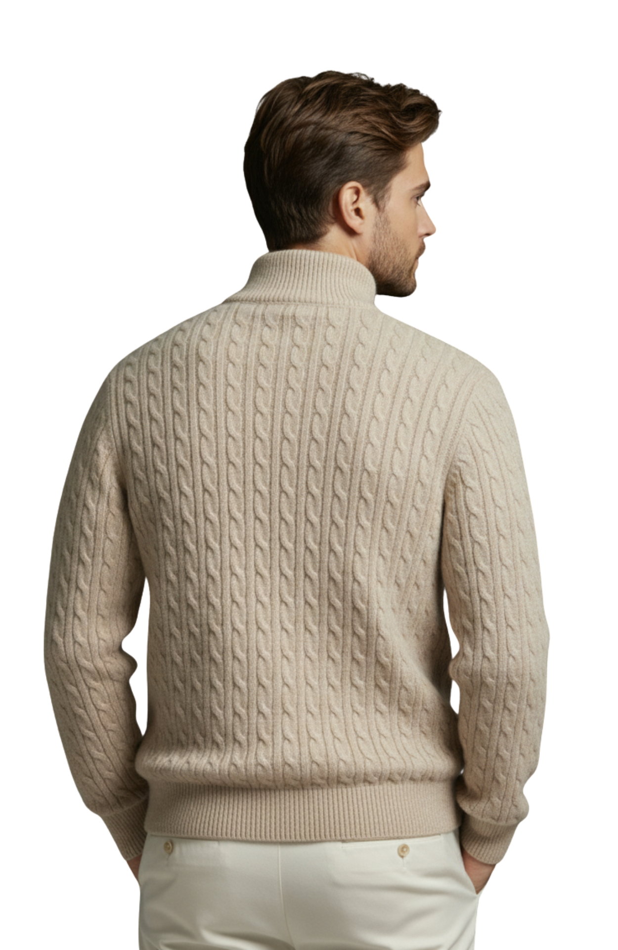 The Langford Half-Zip Cashmere Sweater